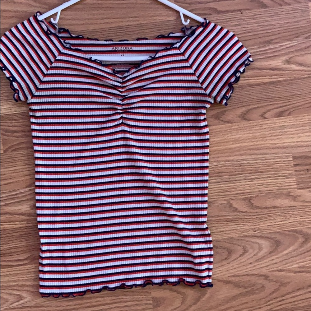 Arizona red white and blue shirt